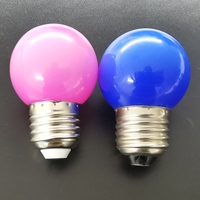 Ampoule LED G45 ES BC SMD pour jardin, lampe globe LED haute puissance 1W 2W pour éclairage extérieur festif