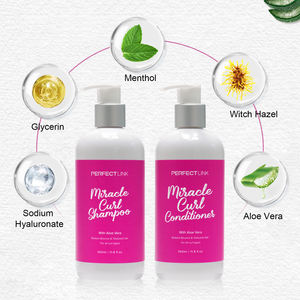 Marque privée Aloe Vera Meilleure Qualité Shampooing Bouclés et Après-shampooing Ensemble de Soins Capillaires <span class=keywords><strong>pour</strong></span> Cheveux Bouclés - Product Image 4