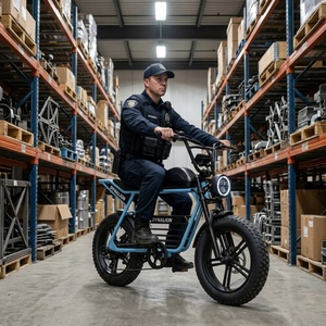 Mini Bicicleta Eléctrica con Faro LED y Bocina, Ciclo Industrial para Patrullaje de Almacenes - Product Image 4