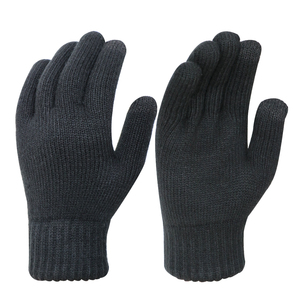 Guanti termici Touchscreen in maglia ispessita Smart Phone in acrilico guanti e guanti sportivi all'aperto da uomo fodera in pile invernale - Product Image 3