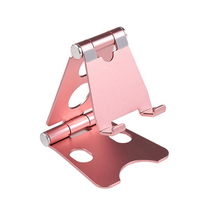 Aluminum Alloy Foldable Phone Holder Red Desktop <b>Stand</b> For <b>Tablets</b> And Smartphones - Product Image 5