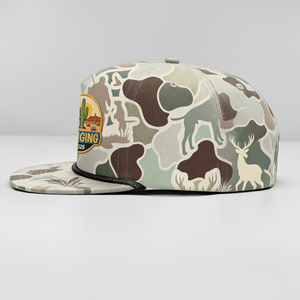 Casquette de baseball sportive OEM ODM personnalisée avec logo brodé, visière plate carrée, 256, vierge, 5 panneaux, snapback, corde, camouflage, style Dad Hat - Product Image 4