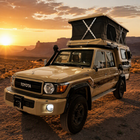 Camper de toit escamotable léger à coque rigide pour véhicule tout-terrain 4x4