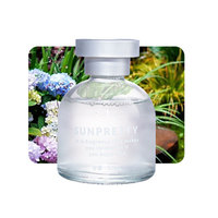 Rafraîchisseur d'air pour voiture Huile essentielle diffuseur de roseau Bouteille ronde en verre en stock