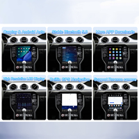NaviHua 10.4'' Autoradio Android Écran tactile vertical IPS Style Tesla Navigation GPS Multimédia automobile pour Ford Mustang 2015-2020