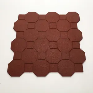 Baldosas de Caucho de Alta Densidad, Adoquín de Caucho Encastrable para Exteriores, para Caminos y Jardines/Parques - Product Image 2