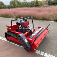 2025 MJYL Mini Robot Faucheuse Télécommandée sur Chenilles Débroussailleuse Grade Industriel Petites Tondeuses à Gazon Vente en Gros
