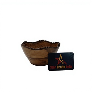 Frutero de madera ecológico para aperitivos, frutos secos, dulces y salsas, ideal para decoración de cocina, sopas y ensaladas. - Product Image 1