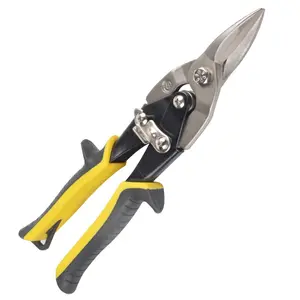 Long Straight Aviation Shears Chrome Vanadium Metal Plate Straight 12 Inch Aviation Tin Shears