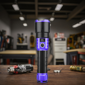 Đèn pin laser siêu sáng, zoom bền lâu, đa chức năng, thân hợp kim nhôm, dùng ngoài trời, tự vệ, đạt chuẩn IP65 - Product Image 4