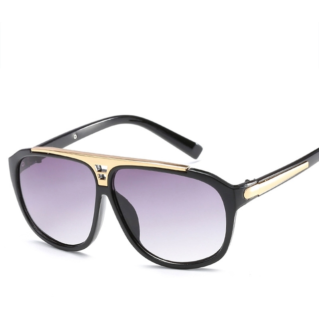 New Style Europe America Men and Women Large Frame High Quality Fashion Sunglasses