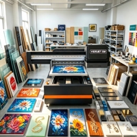 Mesin Printer UV Flatbed 6090 A1, Printer UV 3D Embossed untuk Pencetakan Akrilik, Kayu, Kaca, Logam, dan Pencetakan Kustom