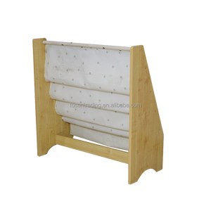 ชั้นวางหนังสือเด็กดีไซน์ใหม่ทำจากไม้ ชั้นวางของแบบเปิด 4 ชั้นสำหรับห้องเด็ก - Product Image 6