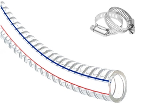 Manguera <span class=keywords><strong>de</strong></span> PVC Transparente <span class=keywords><strong>de</strong></span> Grado Alimenticio con Alambre <span class=keywords><strong>de</strong></span> Acero, Tubería Espiral Flexible Anticollapsable <span class=keywords><strong>para</strong></span> Transporte <span class=keywords><strong>de</strong></span> <span class=keywords><strong>Agua</strong></span> y Bebidas - Product Image 6
