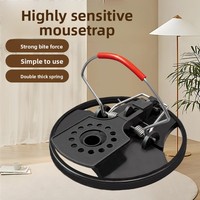 Nouvelle piège-répulsif à souris rond d'extérieur pour l'automne avec ressorts doubles épais et système manuel solide pour le contrôle des rats