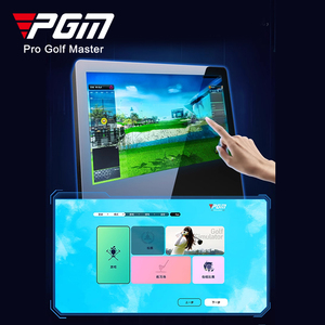Système de simulateur de golf d'intérieur 3D PGM avec écran – Simulateur de golf résidentiel professionnel pour la maison - Product Image 2