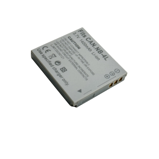 For Canon Factory Wholesaled Fully Decoded 3.7v Lithium Battery High Display Capacity for NB-4L Digital Camera