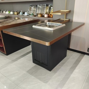 Rookloze <span class=keywords><strong>Hot</strong></span> <span class=keywords><strong>Pot</strong></span> <span class=keywords><strong>BBQ</strong></span>-tafels voor horeca - Product Image 1