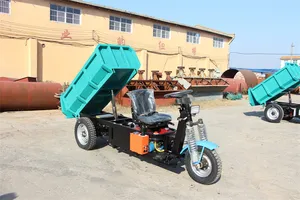 Electric 3 Wheeler Loader/ZY-155 Heavy 1.5 Ton Load Capacity Electric Tricycle Cargo/garden Mini Truck Dumper