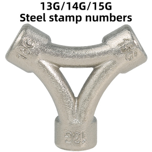 <span class=keywords><strong>Clé</strong></span> à rayons de vélo VXM en acier à haute teneur en carbone, outil manuel portable pour nipples 13G 14G 15G, pour centrage rapide des roues et réparation de vélos - Product Image 4
