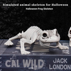 Adornos Decorativos <span class=keywords><strong>de</strong></span> Halloween con Forma <span class=keywords><strong>de</strong></span> <span class=keywords><strong>Esqueleto</strong></span> <span class=keywords><strong>de</strong></span> <span class=keywords><strong>Rana</strong></span>, Simulación <span class=keywords><strong>de</strong></span> Animales, para Decoración <span class=keywords><strong>de</strong></span> Bares y Casas Encantadas - Product Image 4