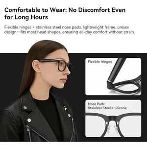 X01 Ul New 6K HD AI Smart <b>Glasses</b> Chat GPT 800MP <b>Camera</b> Bluetooth Call 290mAh Battery 32GB Voice Assistant Control Smart <b>Glasses</b> - Product Image 6