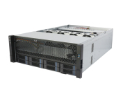 Châssis de serveur GPU G465-08B prenant en charge 4 cartes GPU double largeur avec planche arrière Mini-SAS 12 Gb/s pour l'inédition d'inférences IA