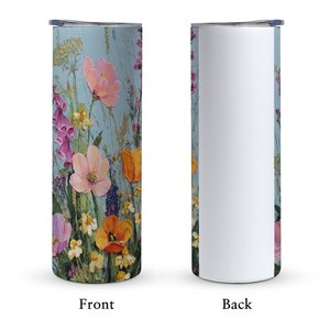 Stainless Steel Tumbler 20oz Vacuum <b>Insulated</b> Straight <b>Cup</b> Custom Design Beverage Container - Product Image 2