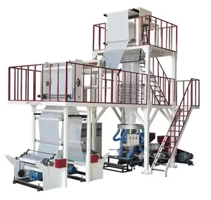 Factory Directly Wholesale Three layer co-extrusion greenhouse LDPE plastic film blowing machine