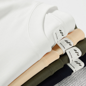 เสื้อยืดคอกลมแขนสั้นคุณภาพสูง 230 กรัม แบบกำหนดเองสำหรับคริสต์มาส เสื้อยืด<span class=keywords><strong>ผู้ชาย</strong></span>สีพื้นผ้าฝ้าย - Product Image 3