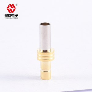 Nhà máy trực tiếp mạ vàng uốn kết nối đồng trục SMB nam thẳng cắm rg316 RG174 RF cáp đồng thau trực tiếp nhà sản xuất đồng - Product Image 5