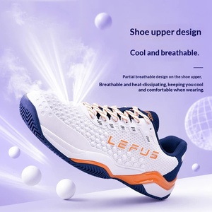 รองเท้าเทนนิสแบบ unisex ระบายอากาศได้ดีด้วยผ้าตาข่าย พื้นรองเท้า EVA นุ่มสบาย กันลื่น พื้นยาง  แบบผูกเชือก เหมาะสำหรับการฝึกซ้อมกีฬา - Product Image 3
