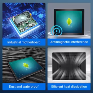 15 inch Wall Mount màn hình cảm ứng điện trở IPS màn hình máy tính mini Bảng điều chỉnh công nghiệp PC <span class=keywords><strong>Monitor</strong></span> <span class=keywords><strong>LCD</strong></span> mở khung cảm ứng màn hình - Product Image 5