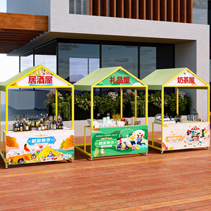 เต็นท์เหล็กกันแดดกลางแจ้ง2x2เต็นท์ชั้นวางของในตลาดกลางคืนสำหรับงานเทศกาลอาหารและงานเทศกาล - Product Image 4