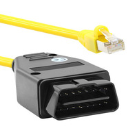 Cable DE DATOS ENET para BMW ENET Ethernet a interfaz OBD, codificación ICOM para codificación OBD2 de Cable de diagnóstico de serie F