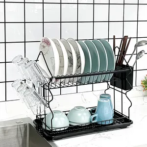 Multifunctional Kitchen In Household Tableware Hanging Cup Drying Shelf Drain Dish Rack