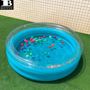 <span class=keywords><strong>Piscine</strong></span> gonflable personnalisée de <span class=keywords><strong>60</strong></span> pouces avec paillettes pour enfants, en PVC durable, fosse à balles de confettis, <span class=keywords><strong>piscine</strong></span> à pagaies, jouet aquatique d'intérieur et d'extérieur - Product Image 3