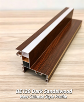 Profilé LED Moderne Bicolore en Aluminium 6063-T5 pour Plafond Nid d'Abeille, Décoration de Hôtels et Villas