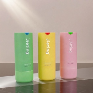 Flacon cosmétique sans air en plastique torsadable, tendance, plaqué or et argent brillant, rechargeable, 25 ml et 45 ml, pour sérum et lotion. - Product Image 3