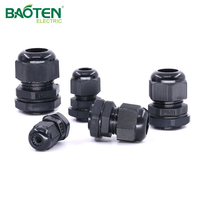 En stock – Presse-étoupe industrielle M88 (14-18mm) IP68 étanche, en nylon nickelé, conforme ROHS, pour câbles métalliques