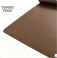 Tapete de Yoga de PU para Cruceros, Resistente al Agua Salada, Superficie de Secado Rápido, Plegable y Compacto