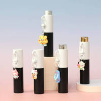 Flacon de parfum rechargeable à clipser avec atomiseur mignon et crochet 10 ml portable