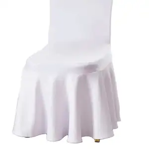 Spandex Banquet Chair Dining Room Chair Cover Seat Covers For Birthday Party Supplies Polyester Fabric Durable Plain