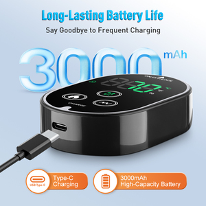 Calentador de Tobillos, Pantorrillas, Brazos y Pies, Masajeador Inalámbrico con Cinturón, Calentador de Tobillos con Cinturón para Aliviar el Dolor - Product Image 6