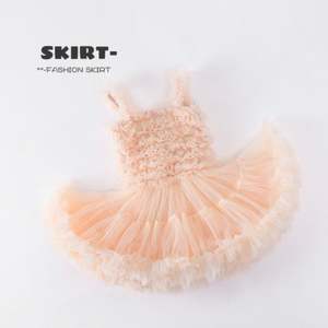 Robe à bretelles en dentelle et tulle pour bébés filles, robe sans manches de qualité supérieure, robe tutu d'été pour filles - Product Image 4