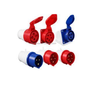 New Style Red Industrial Power Plug And <strong>Socket</strong> With Sockect - Product Image 4