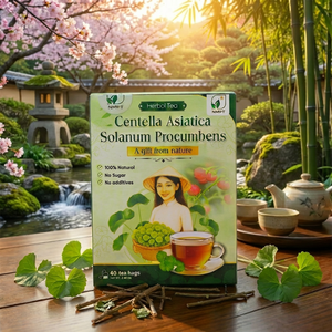 100% Natural Centella Asiatica Solanum Procumbens Herbal Tea - Freeze Dried (40 Bags) - Product Image 1
