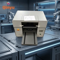 Machine d'impression DTG pour t-shirts Qinyu, nouvelle génération, haute vitesse, entièrement automatique, fonction d'agitation de l'encre blanche, encre textile USB