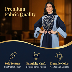 XQY500258 Women's Wear Patchwork Color-Block Diamond-Encrusted Long Gown Dress - Product Image 2