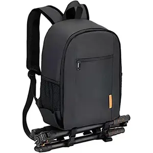 Jinnuolang Professionele Compacte Lichtgewicht Camera Rugzak Laptop Gecompartimenteerde Waterdichte Fotografie Video Bag Reizen